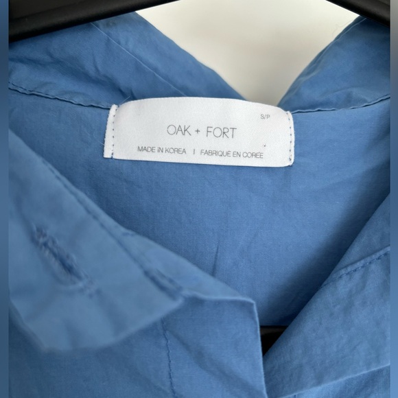 Oak + Fort shirt dress size S. - Picture 2 of 5